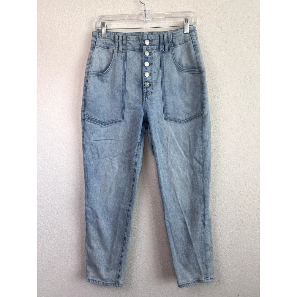 Veronica Beard Arya Straight High Rise Jeans 28